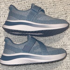 Women's Blue Slip-On Sneakers